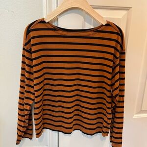 Everlane striped top, size M